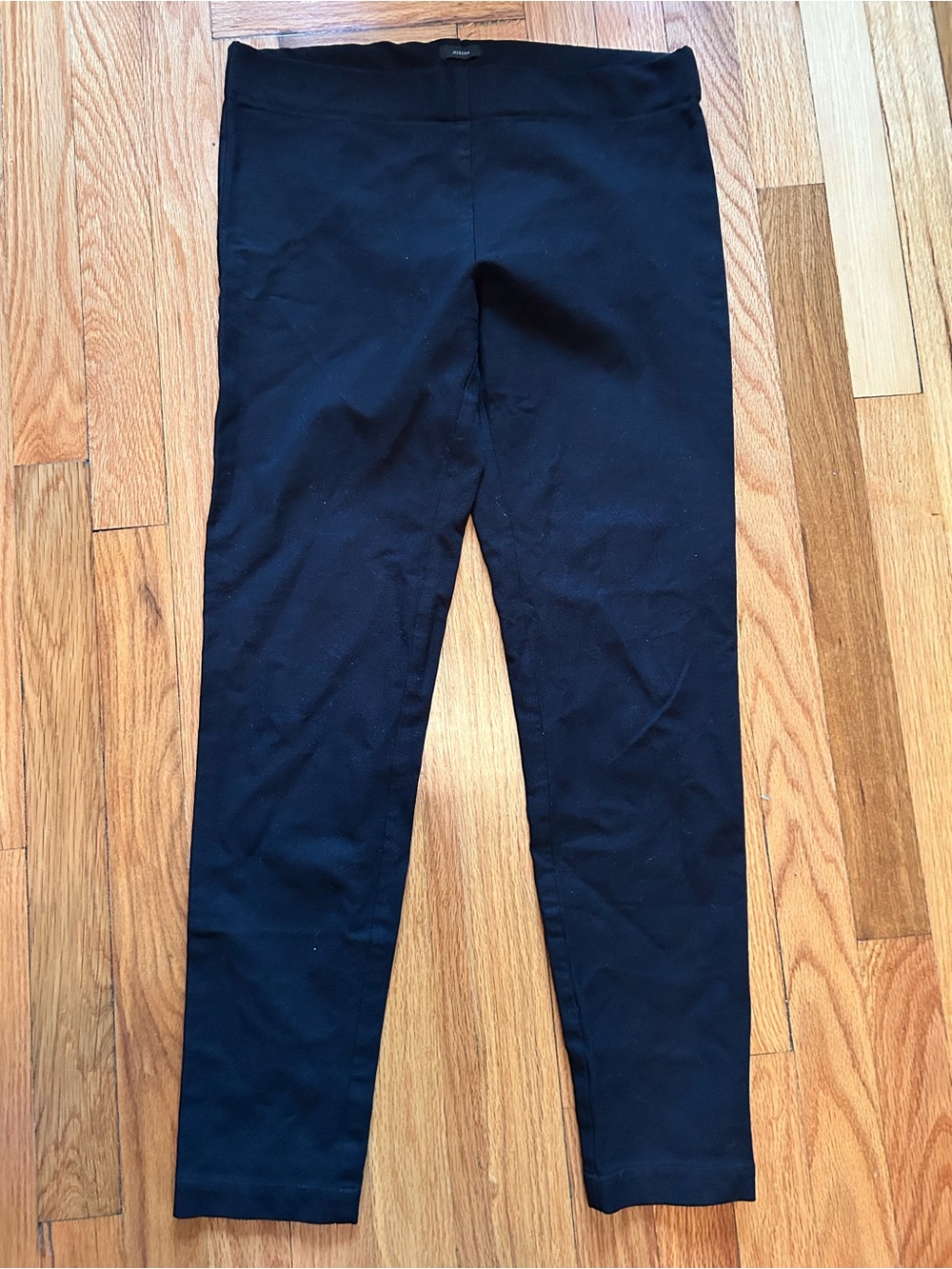 Joseph Gabardine Stretch Black Leggings size 38